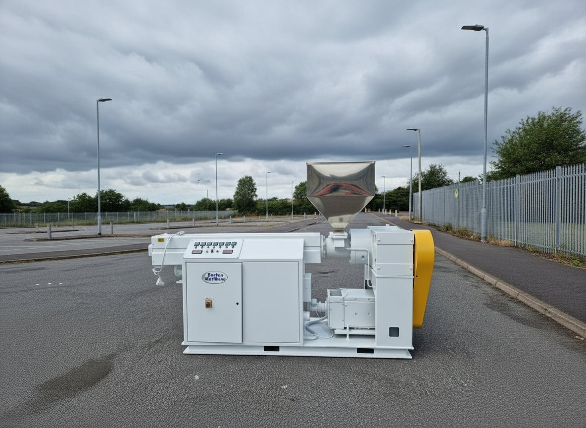 Boston Matthews 75mm Single Screw Extruder