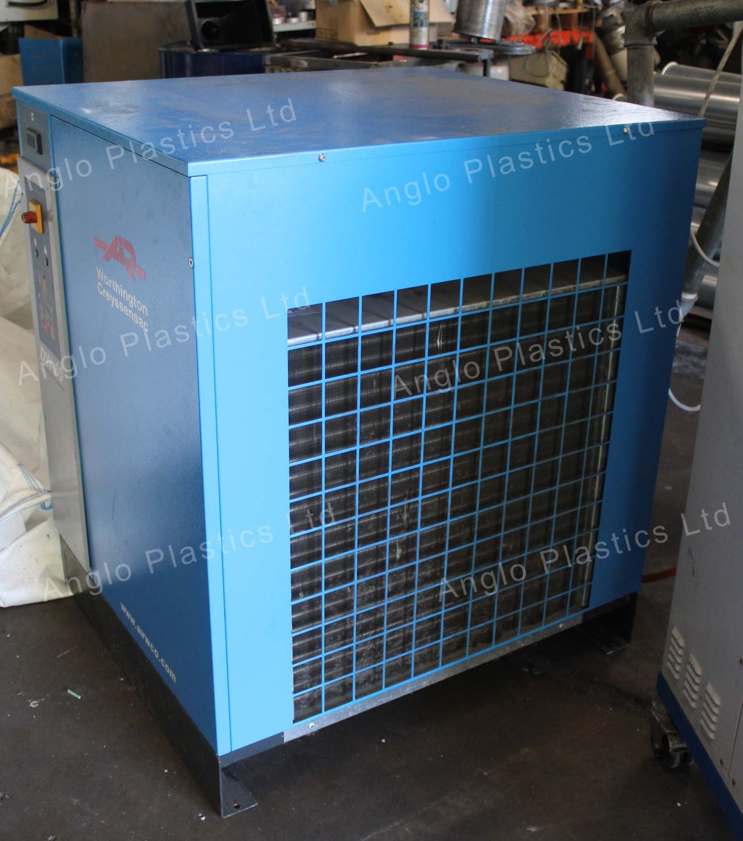 atlas copco ga55 compressor with dryer and air tank