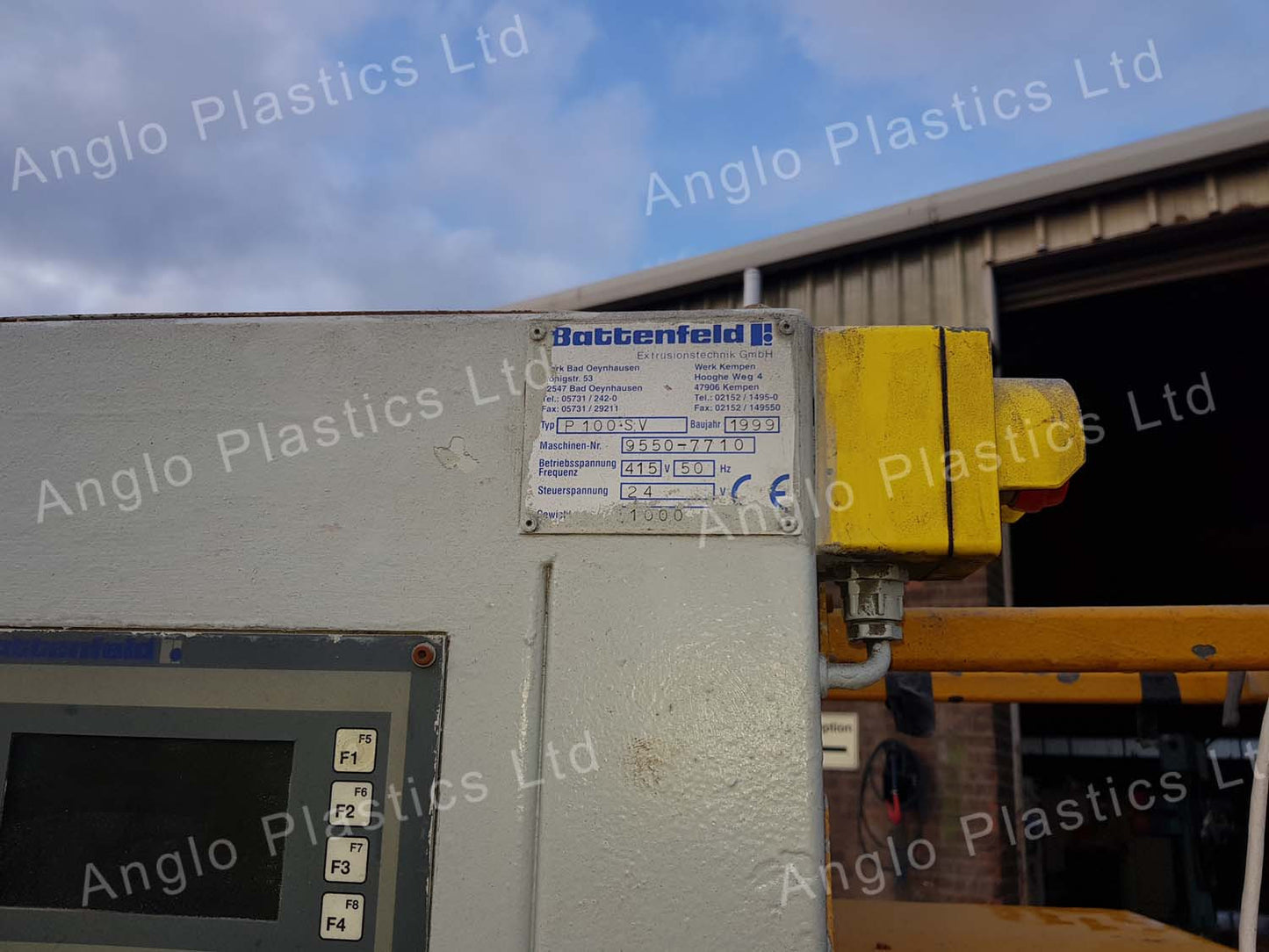 battenfield p100sv haul off