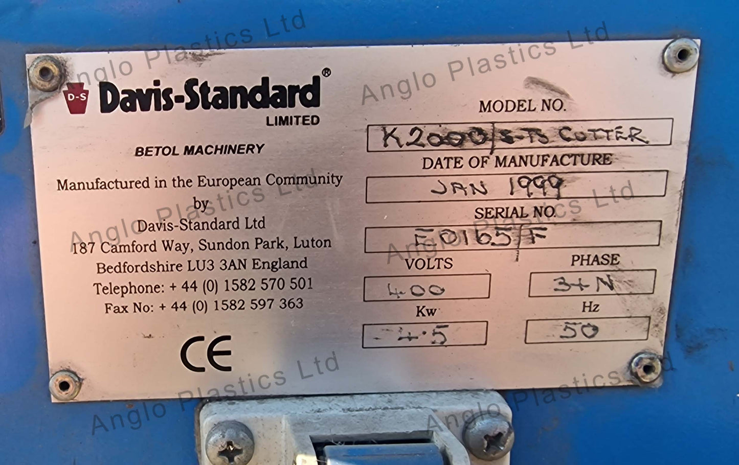 Betol 38mm extrusion line