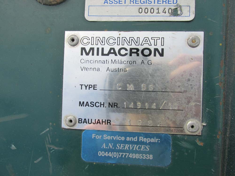 cincinnati cm55 plc, panel & motor