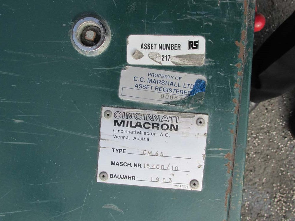 cincinnati cm65 plc panel and motor