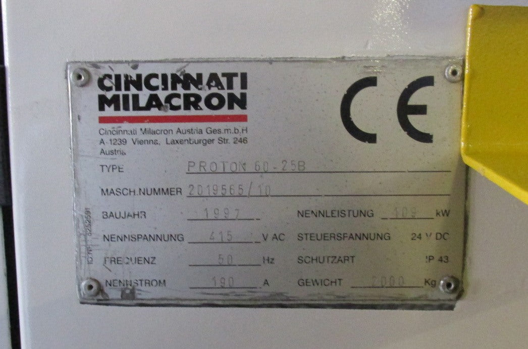 Cincinnati Proton 60 Single Screw Extruder