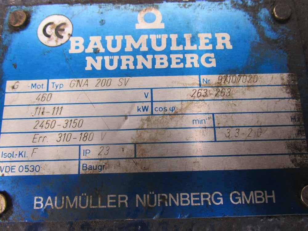 Krauss Maffei 60mm Single Screw Extruder