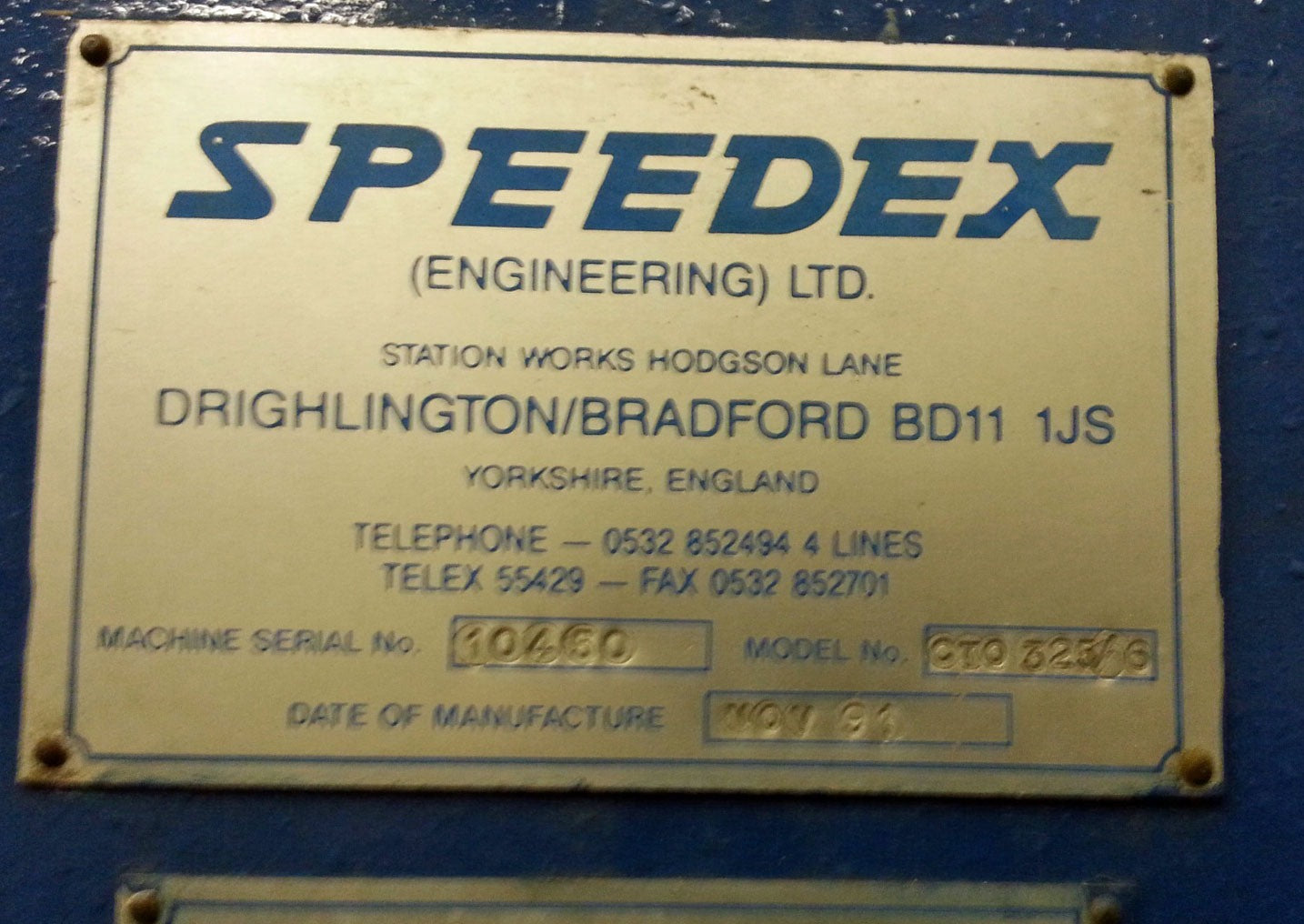 Speedex 6 Belt Haul off