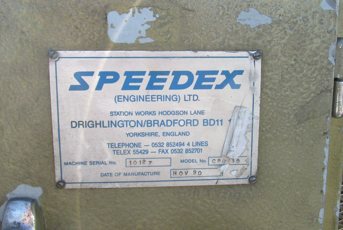 speedex cp110 planetary cutter