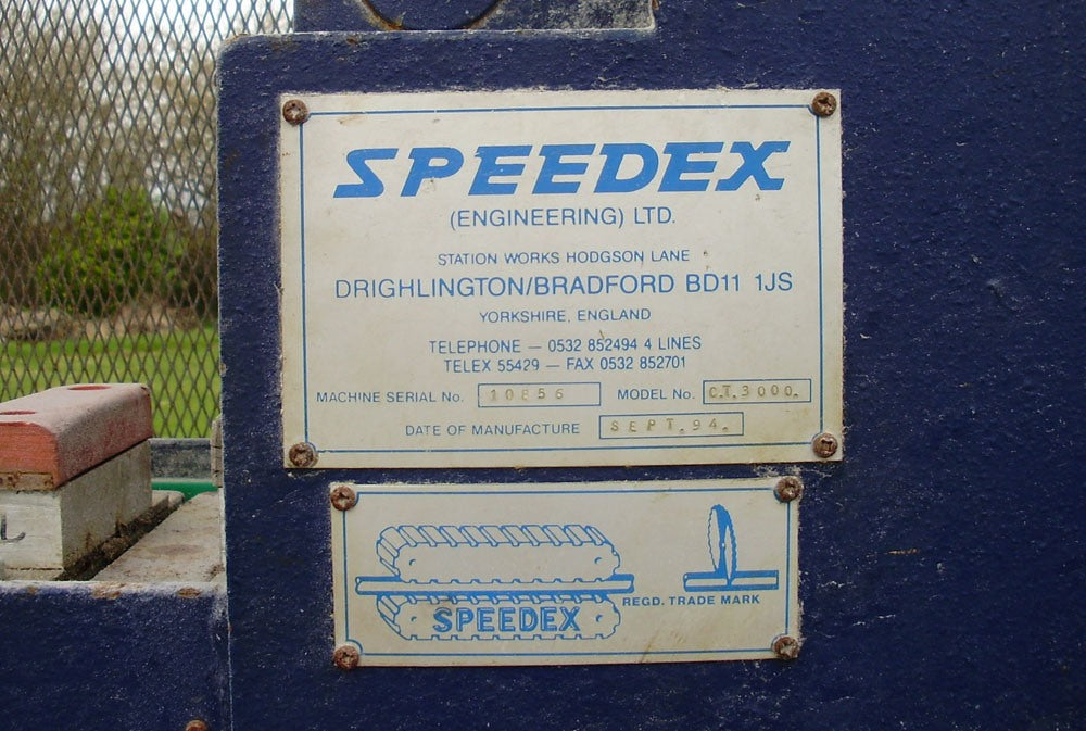 speedex ct3000 haul off