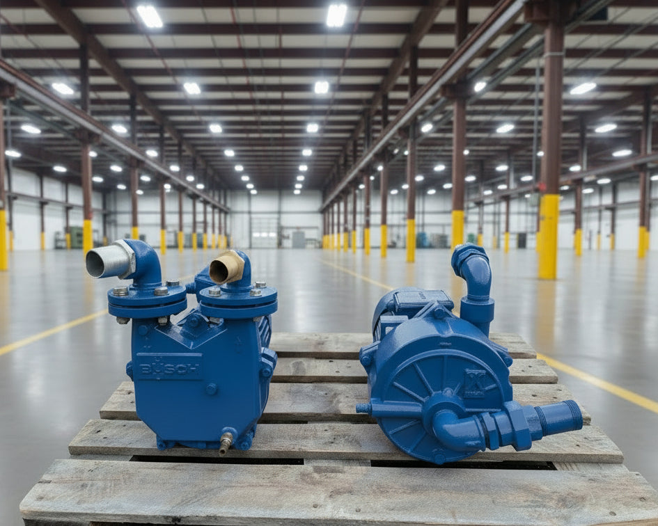 Overhauled vacuum pumps