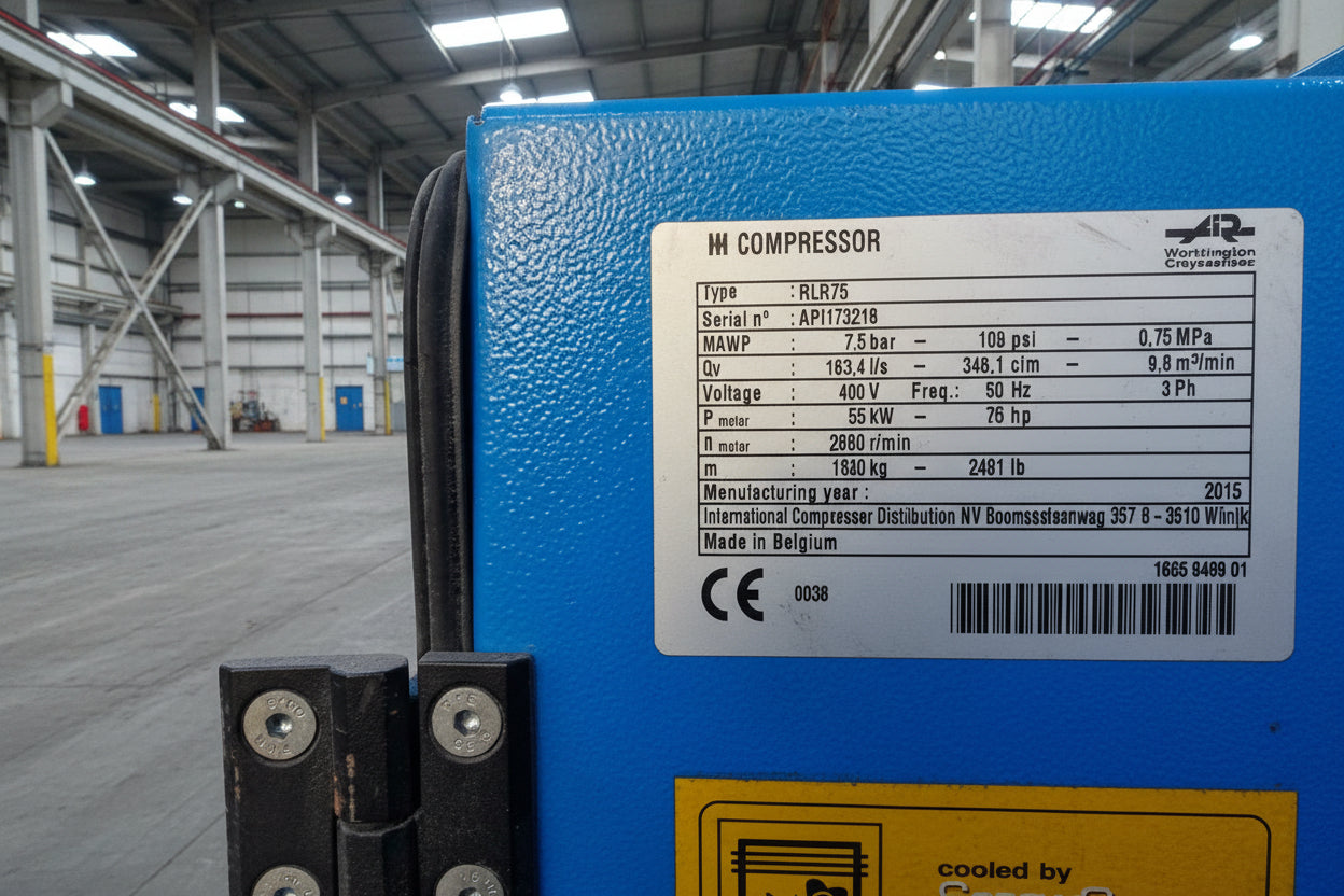 Worthington Creyssensac Rollair 75 Compressor