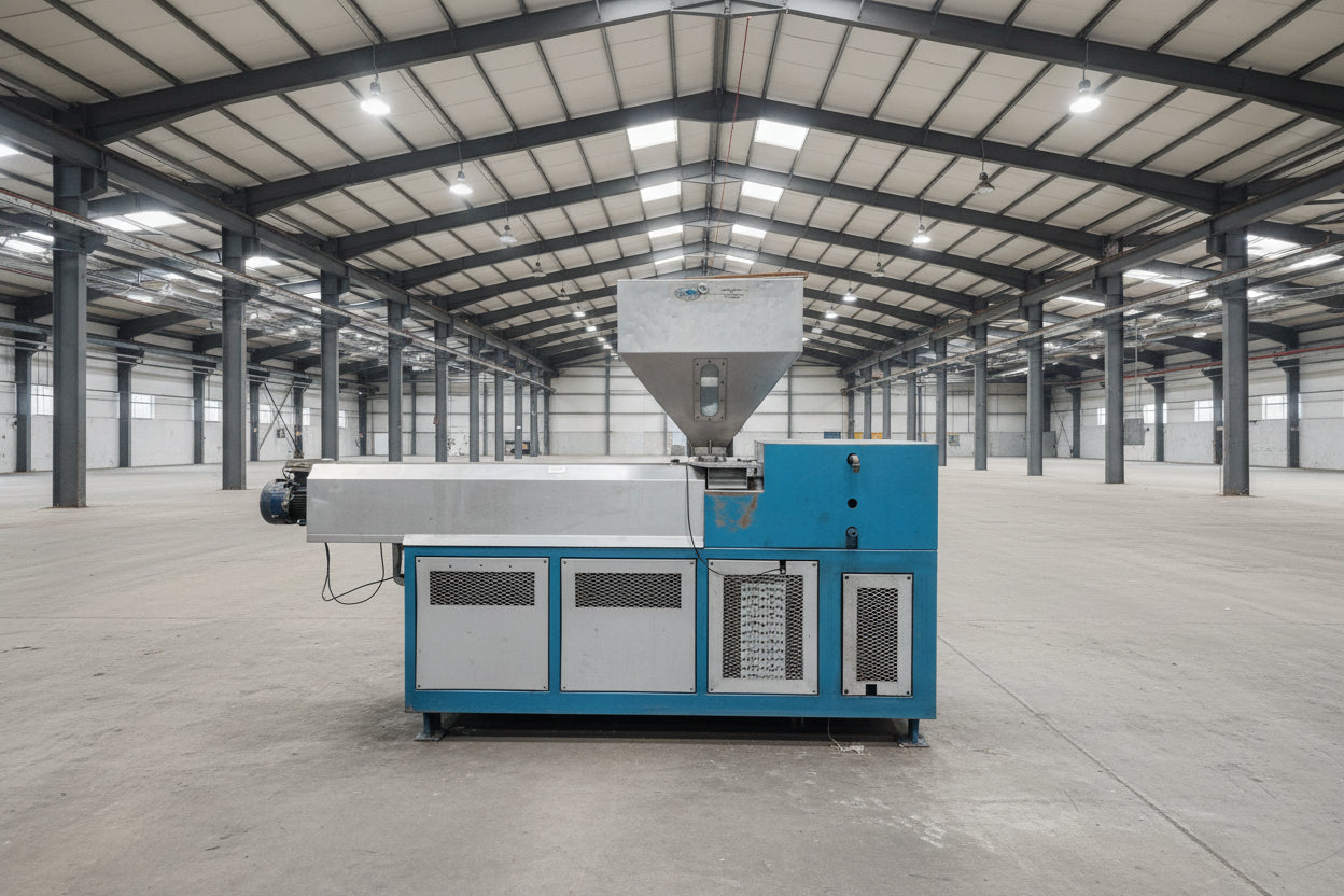 S&B 75 mm Single Screw Extruder