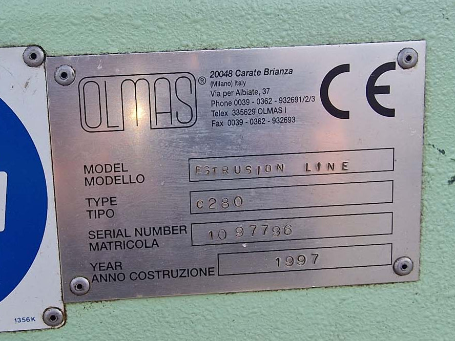Olmas corrugator line