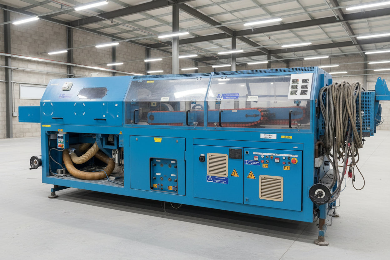 krauss maffei kmd 110 twin strand extrusion line