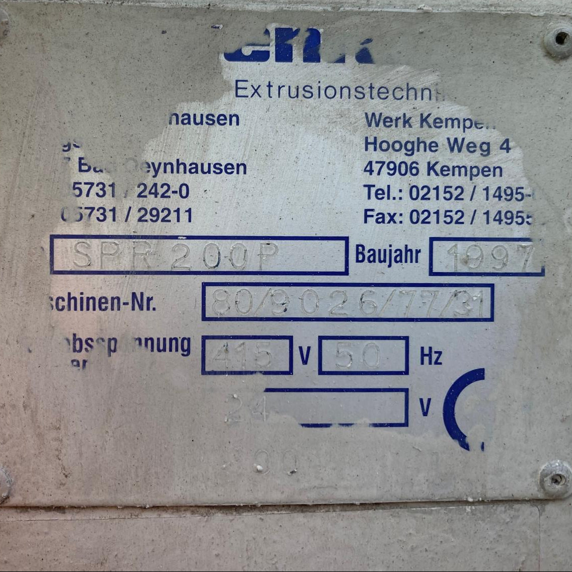 KMD 90 Twin Screw Extrusion Line