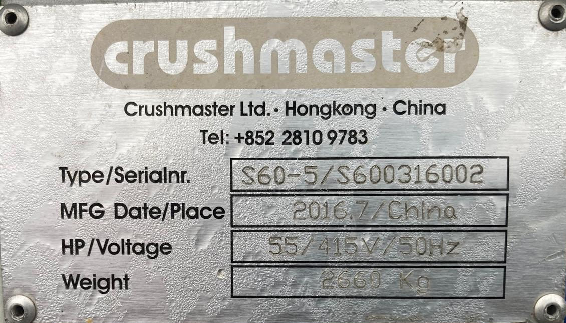 Crushmaster S60-5 Granulator