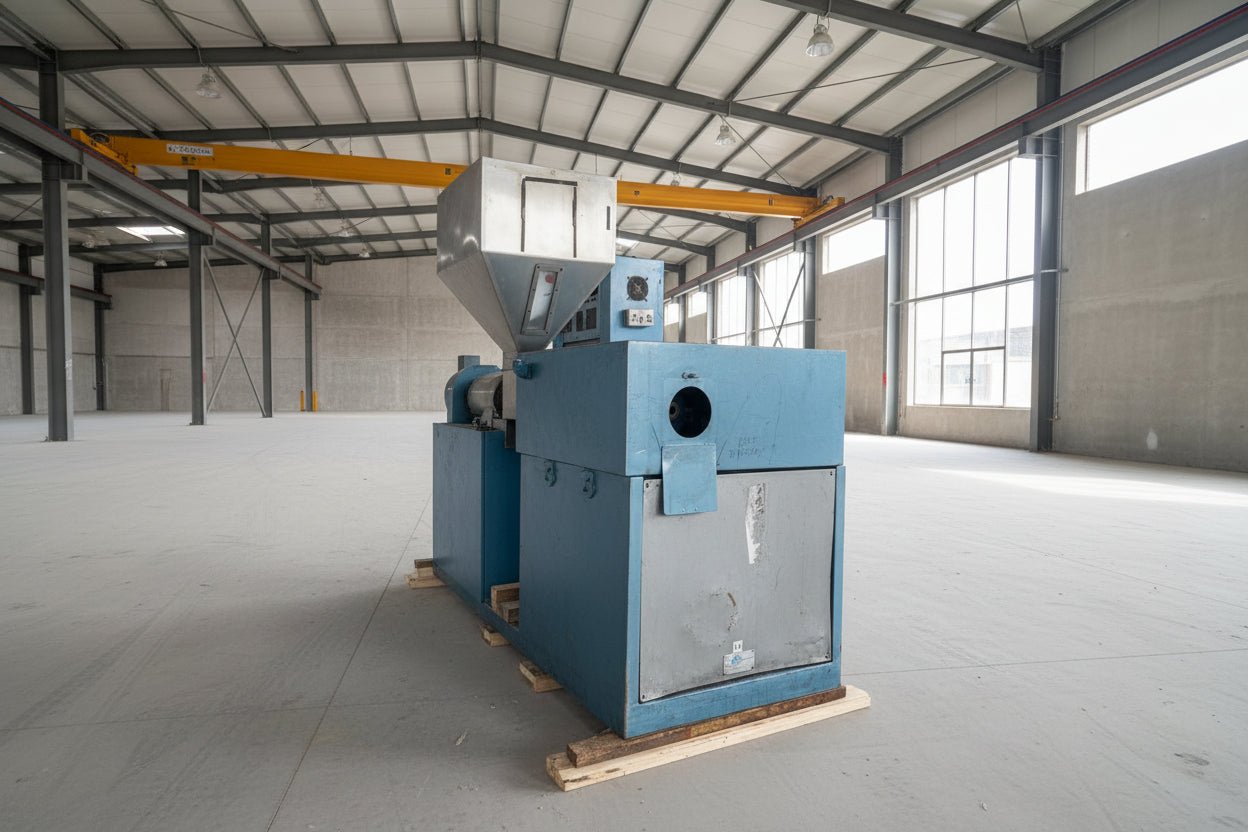 SOLD - S&B 65mm Single Screw Extruder