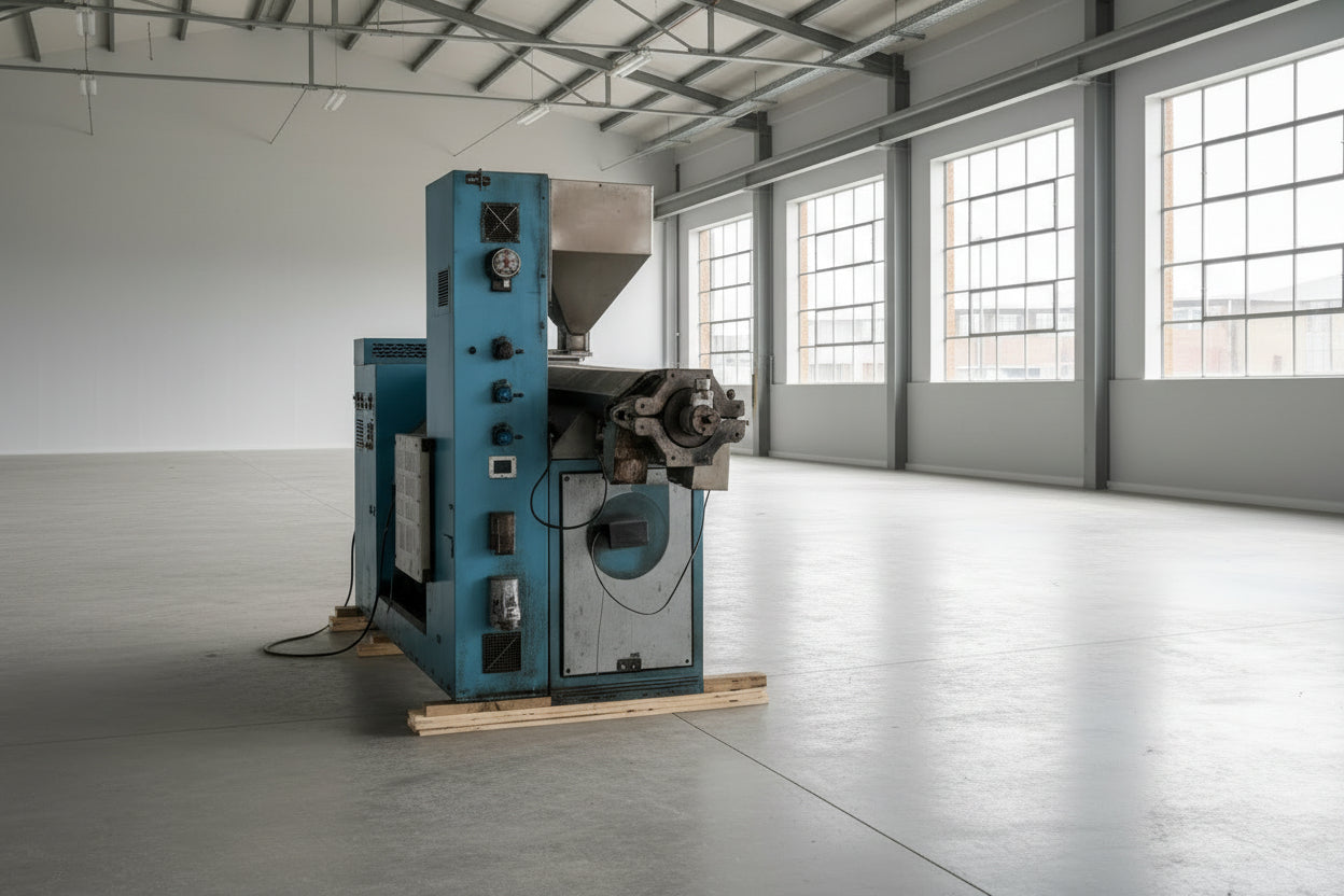 SOLD - S&B 65mm Single Screw Extruder