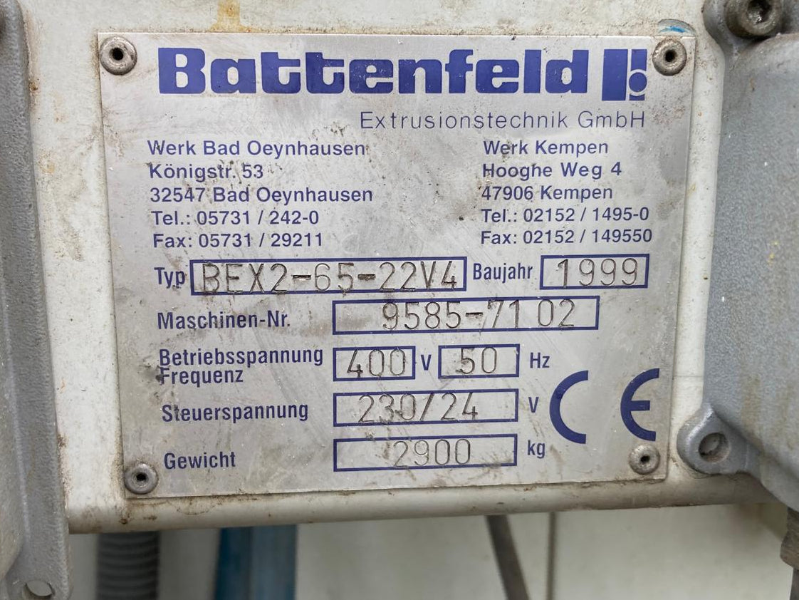 Battenfeld 65mm Extrusion Line