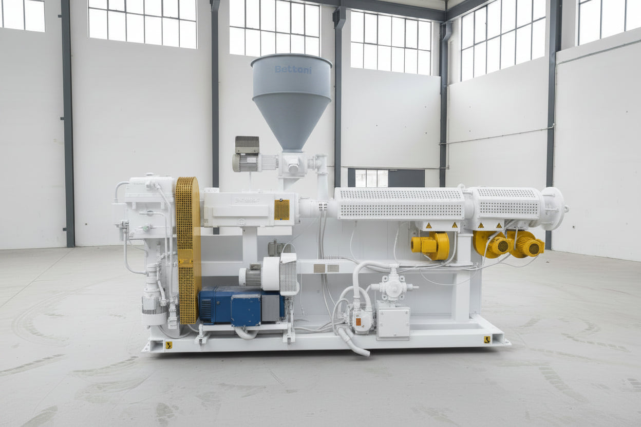 Battenfeld 68mm Twin Screw Extruder