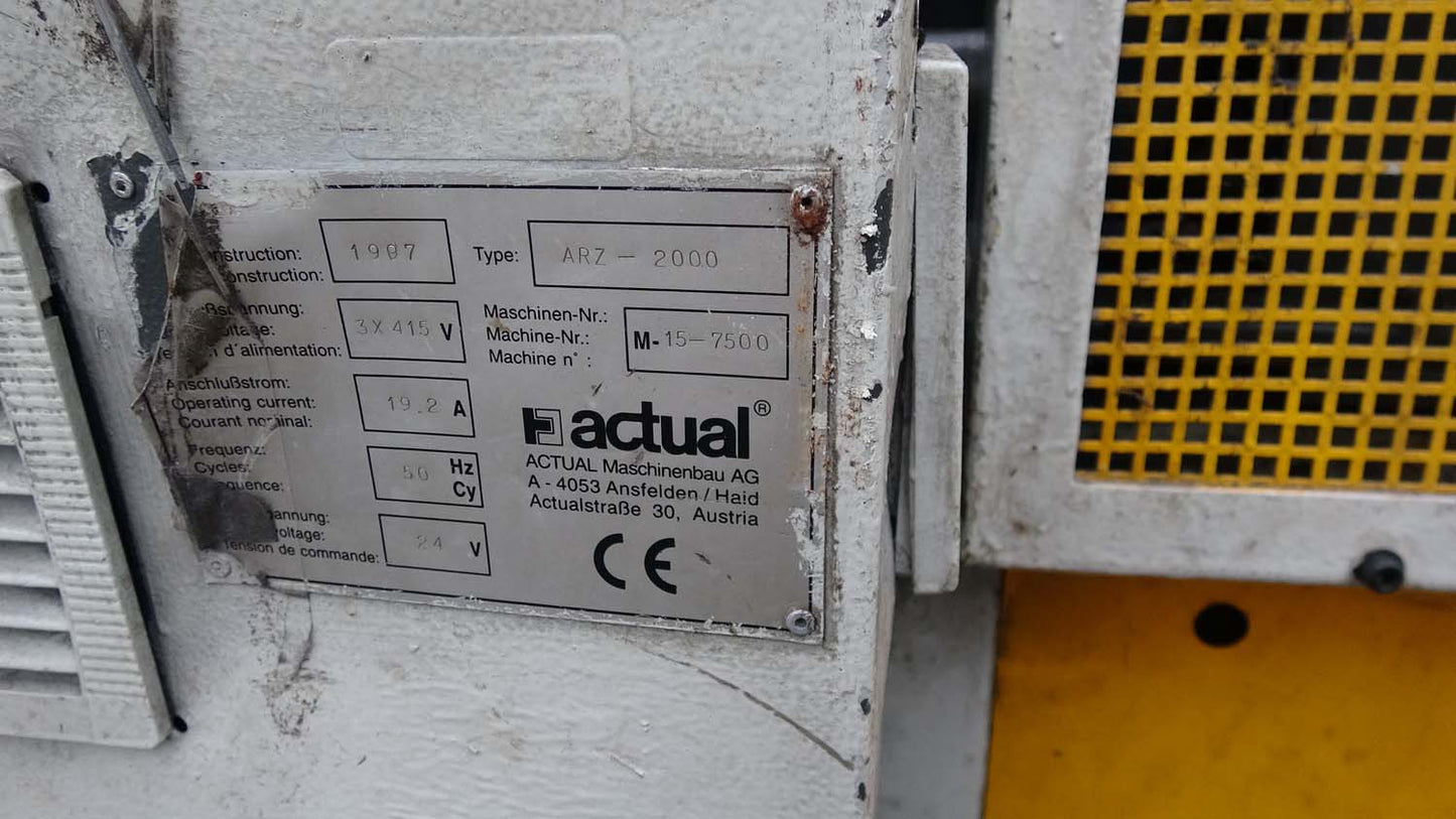 Actual Haul off & Calibration Table