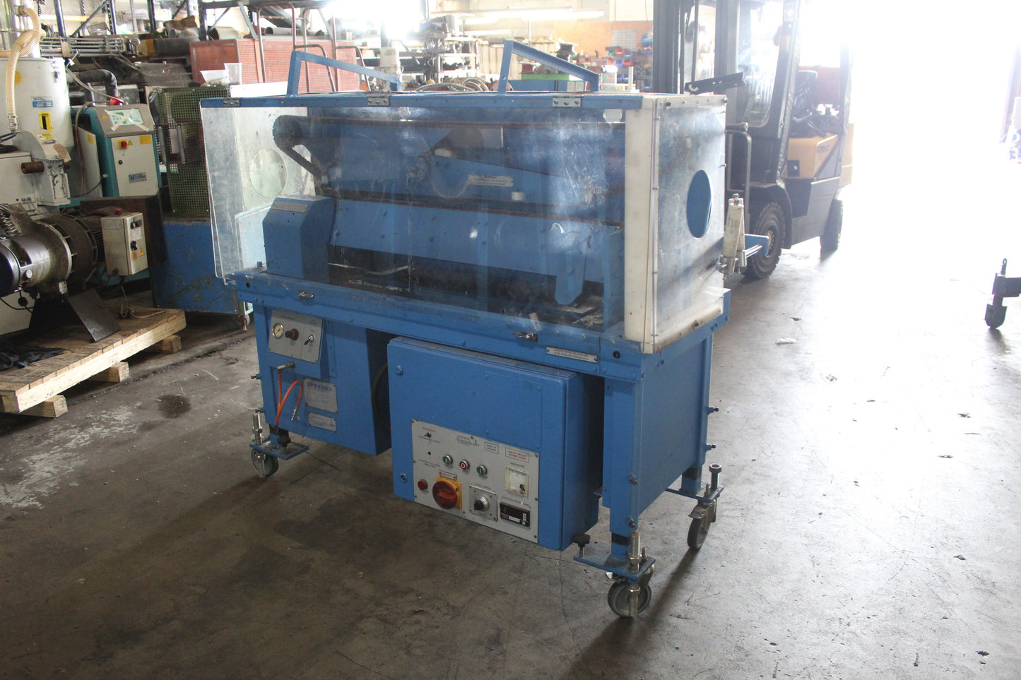 akron 75mm single screw extruder