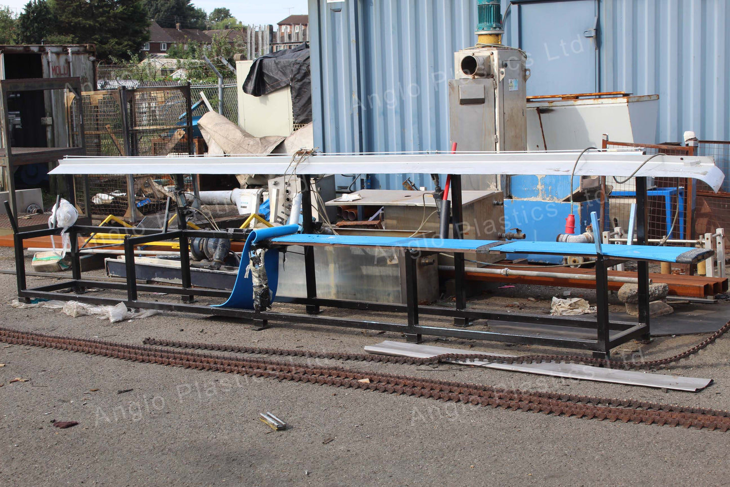 akron 75mm single screw extruder