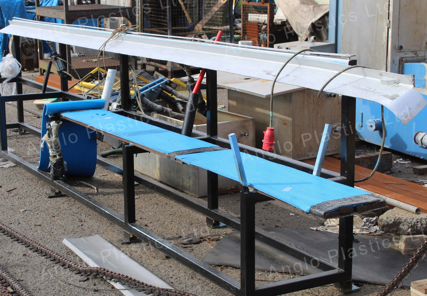 akron 75mm single screw extruder