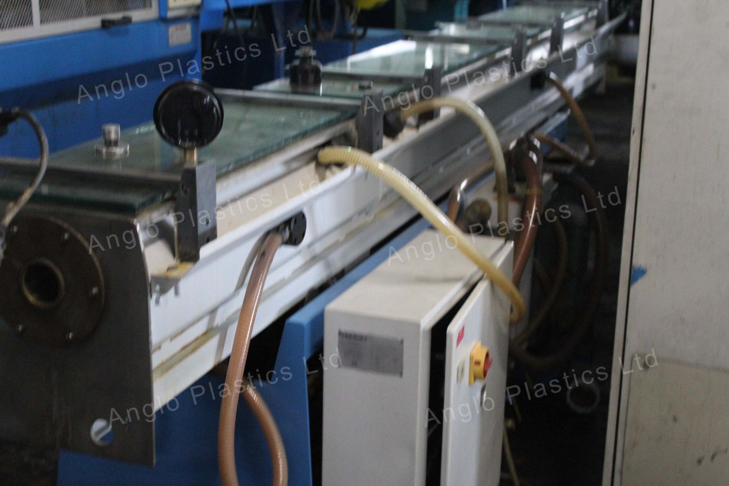 akron 75mm single screw extruder