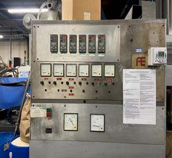 akron 75mm single screw extruder