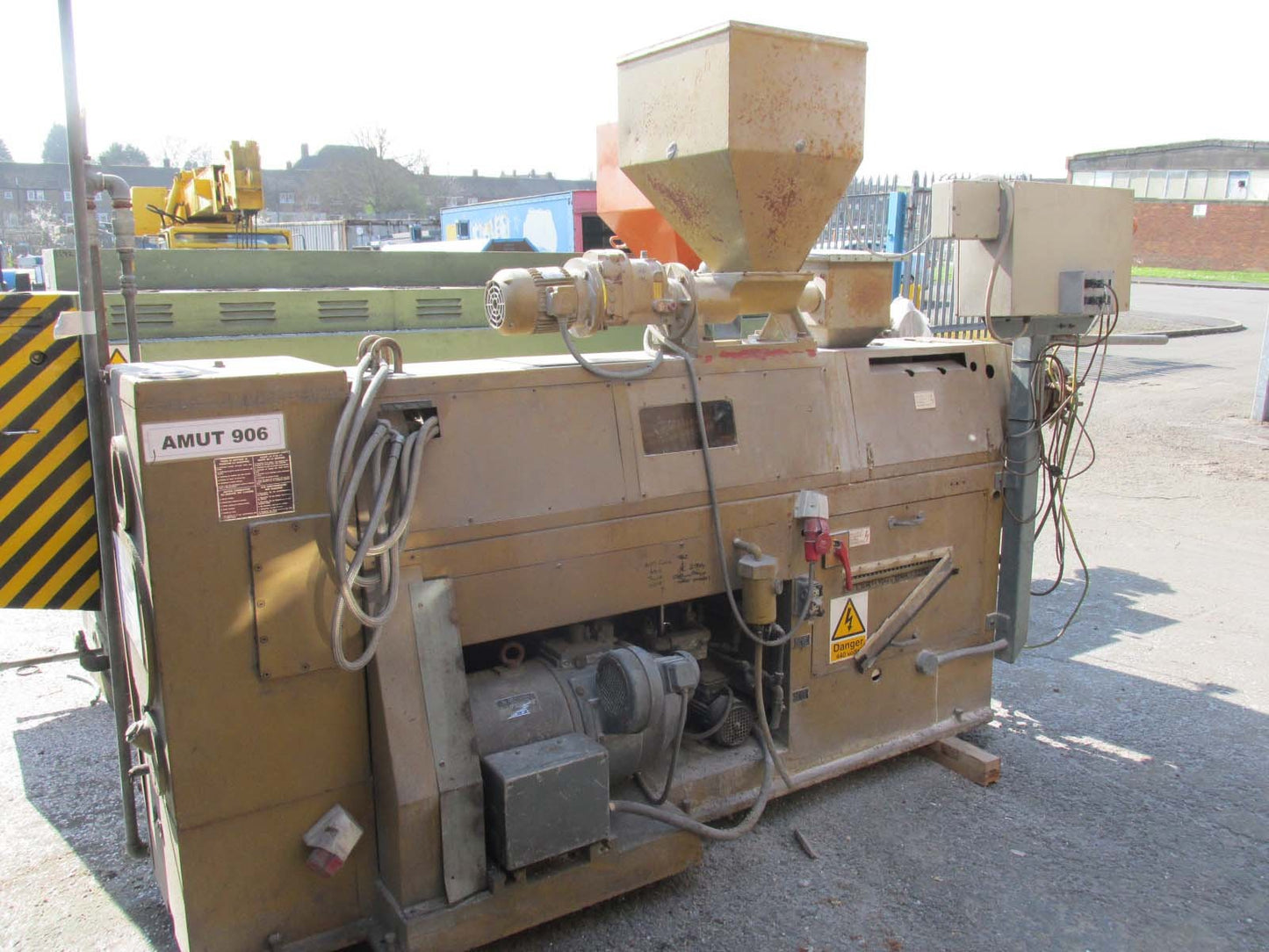 amut 67mm twin screw extruder