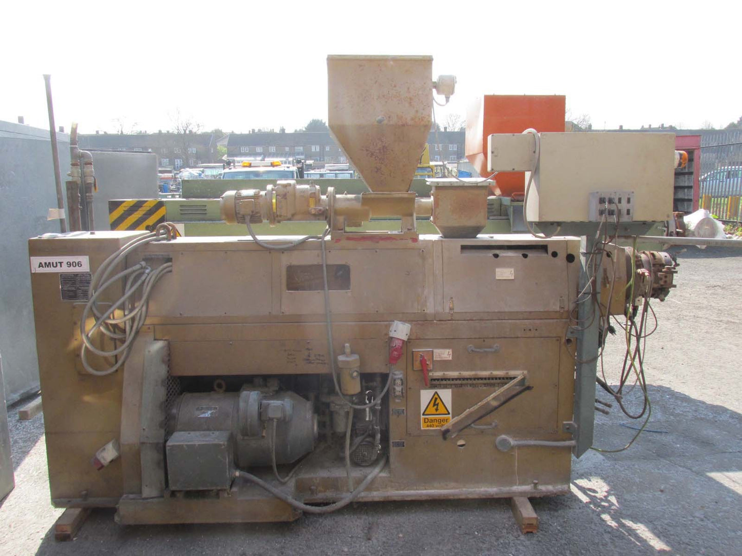 amut 67mm twin screw extruder