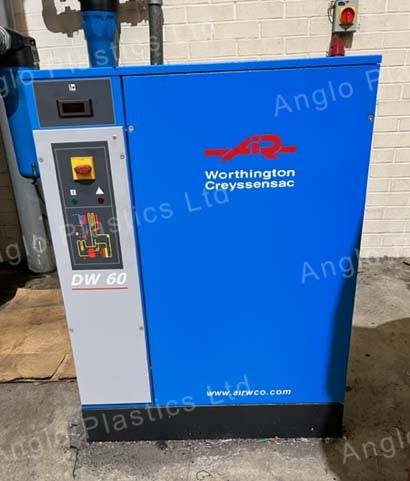atlas copco ga55 compressor with dryer and air tank