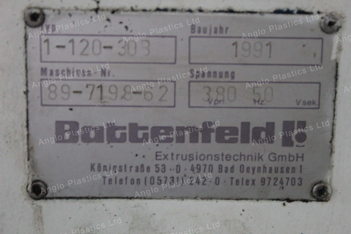 battenfeld 120mm pe pipe extrusion line for 400mm pipe