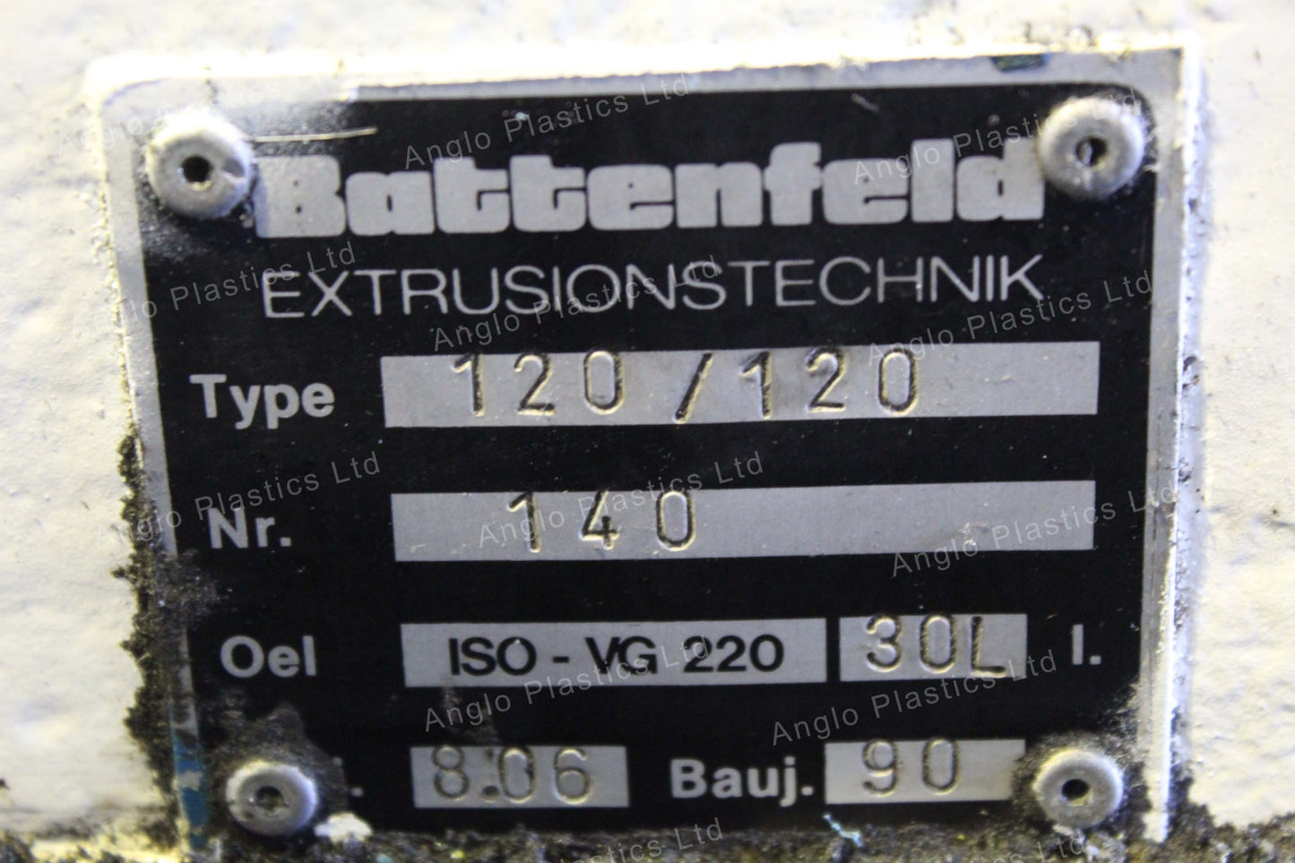 battenfeld 120mm pe pipe extrusion line for 400mm pipe