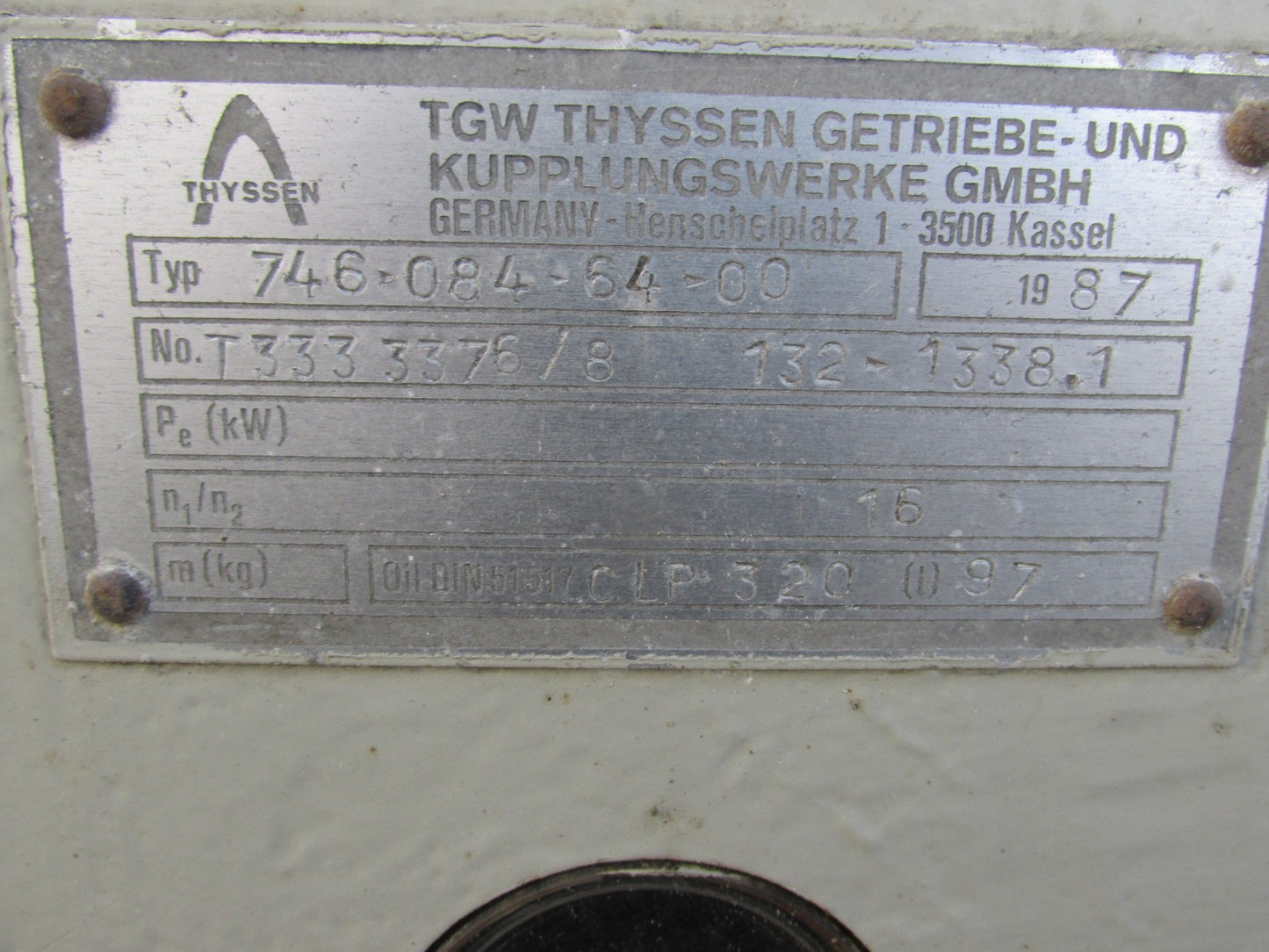 battenfeld 130mm thyssen gearbox