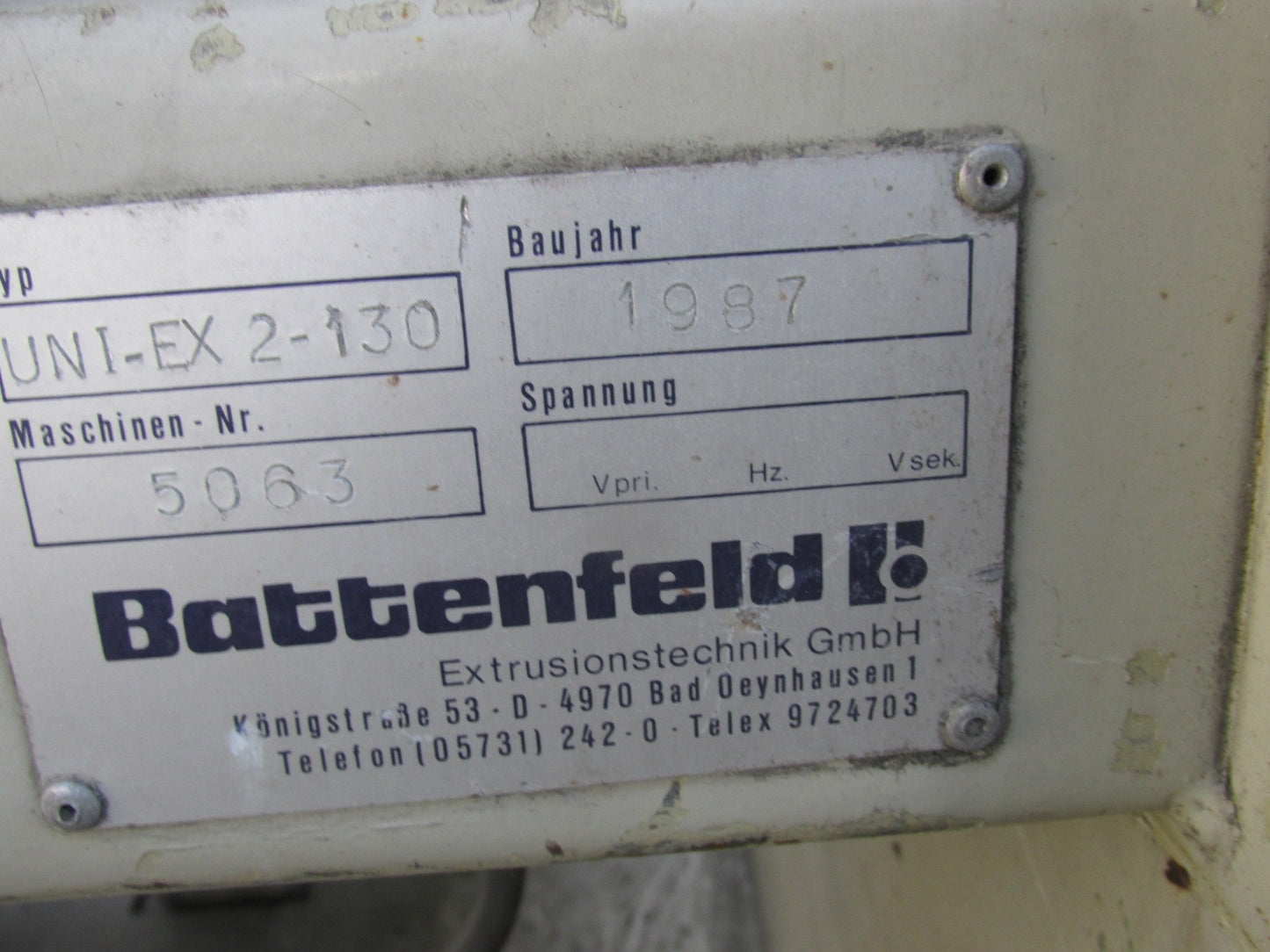 battenfeld 130mm thyssen gearbox