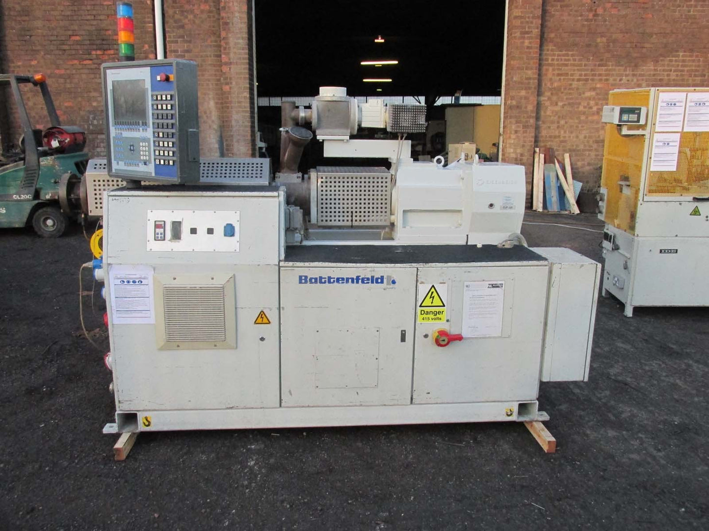 battenfeld 54mm twin screw extrusion line