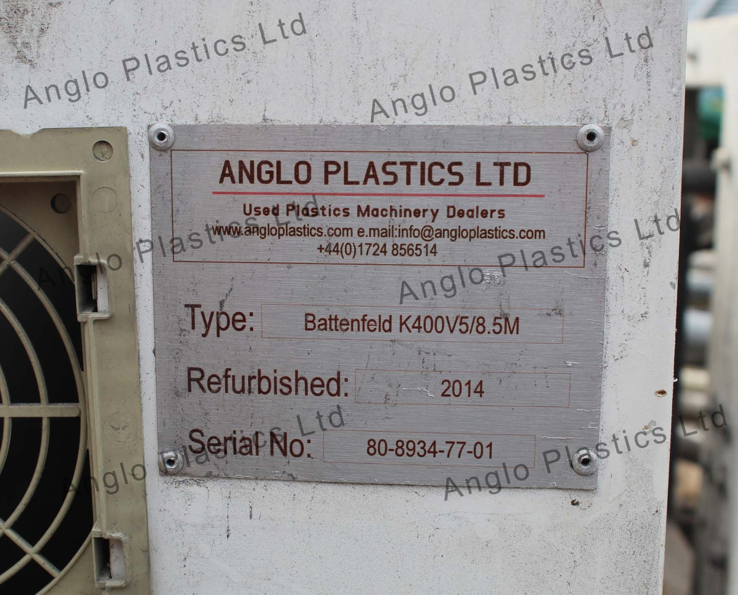 battenfeld 90-22v extrusion line