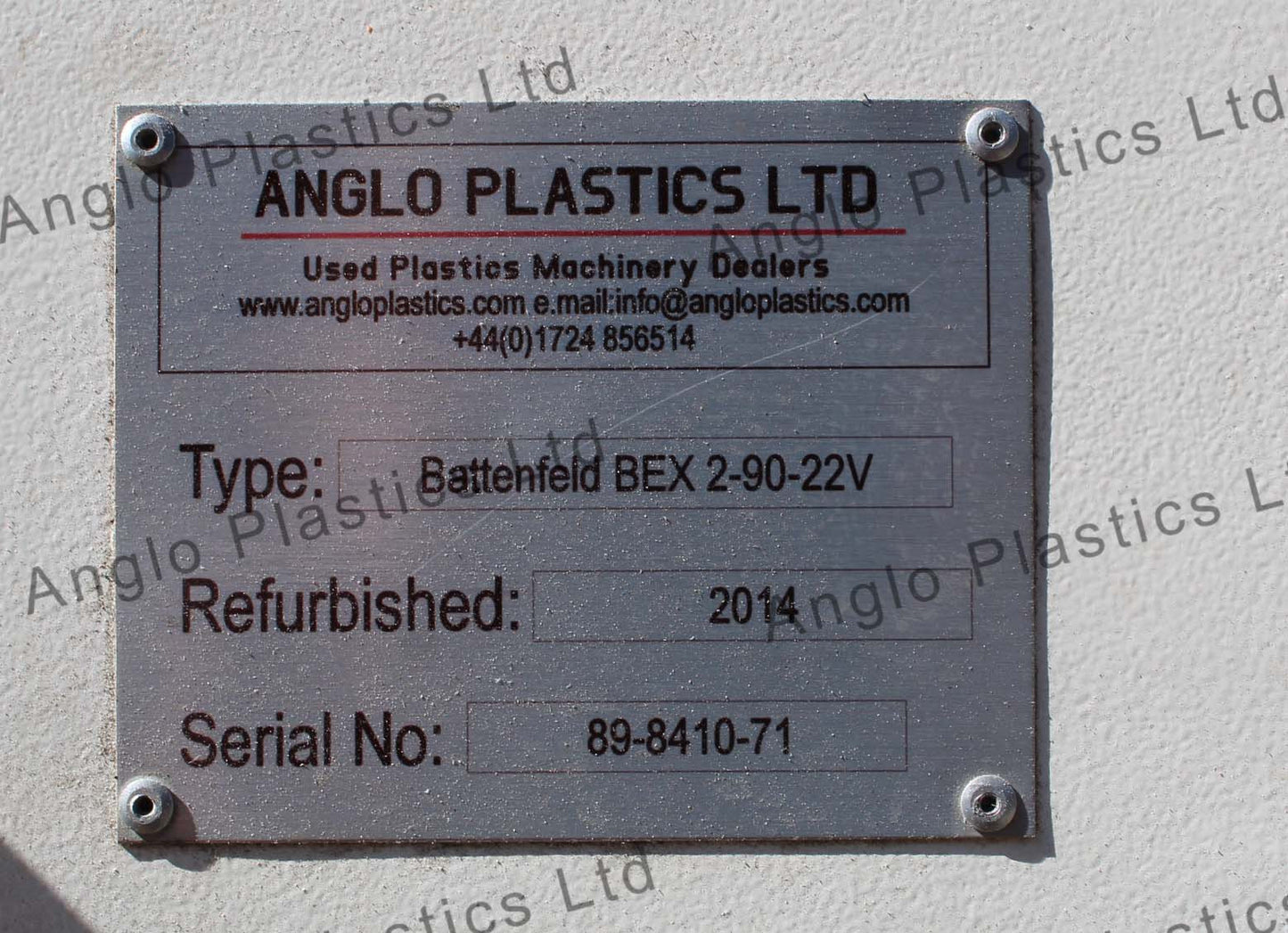 battenfeld 90-22v extrusion line