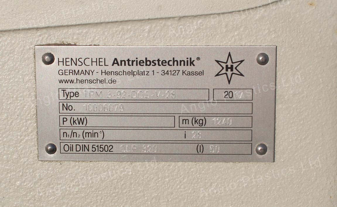 battenfeld 92 pipe extrusion line
