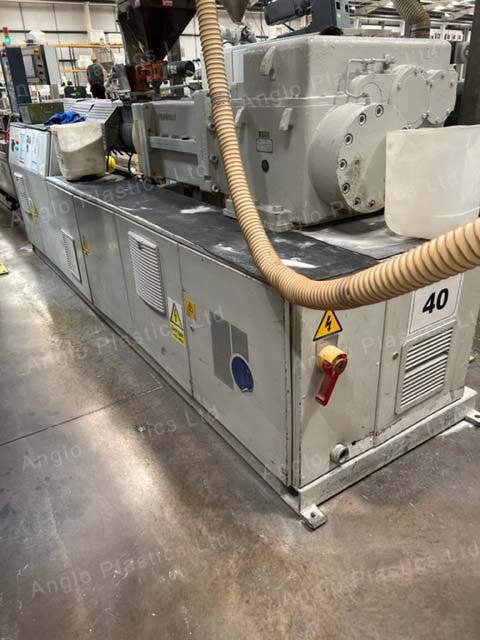 battenfeld bex-2-107-25v twin screw extruder