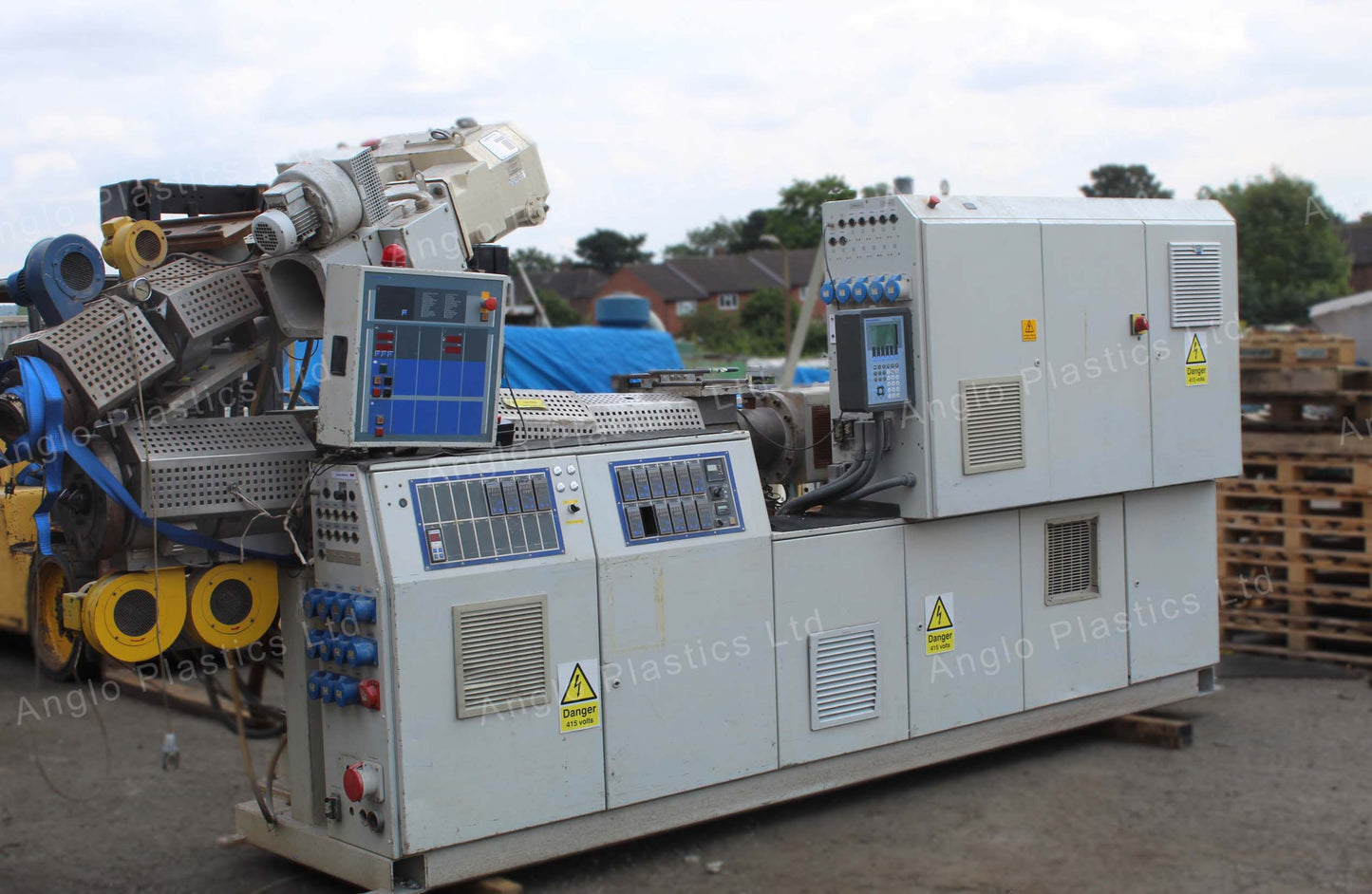 battenfeld bex 2-90-25v4 extruder with battenfeld 54 co-ex