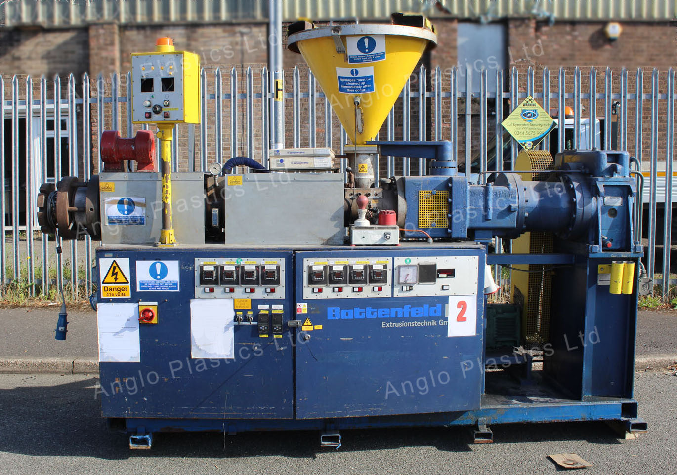 battenfeld bex2-90-16v extrusion line