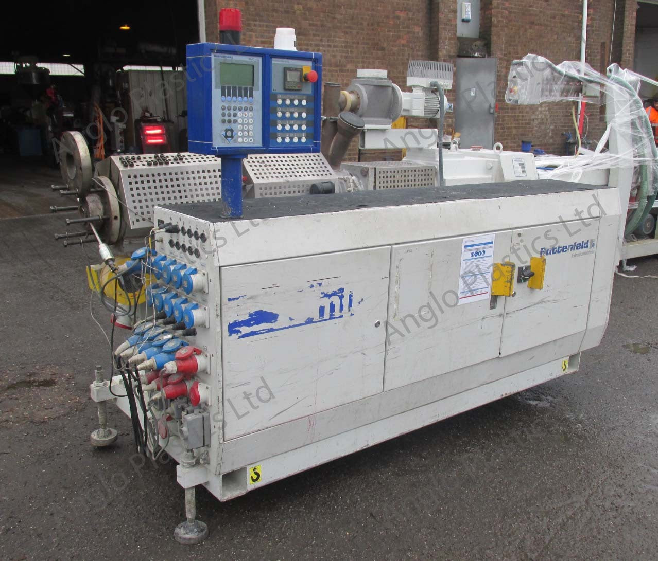 battenfeld mbex254c twin screw extrusion line