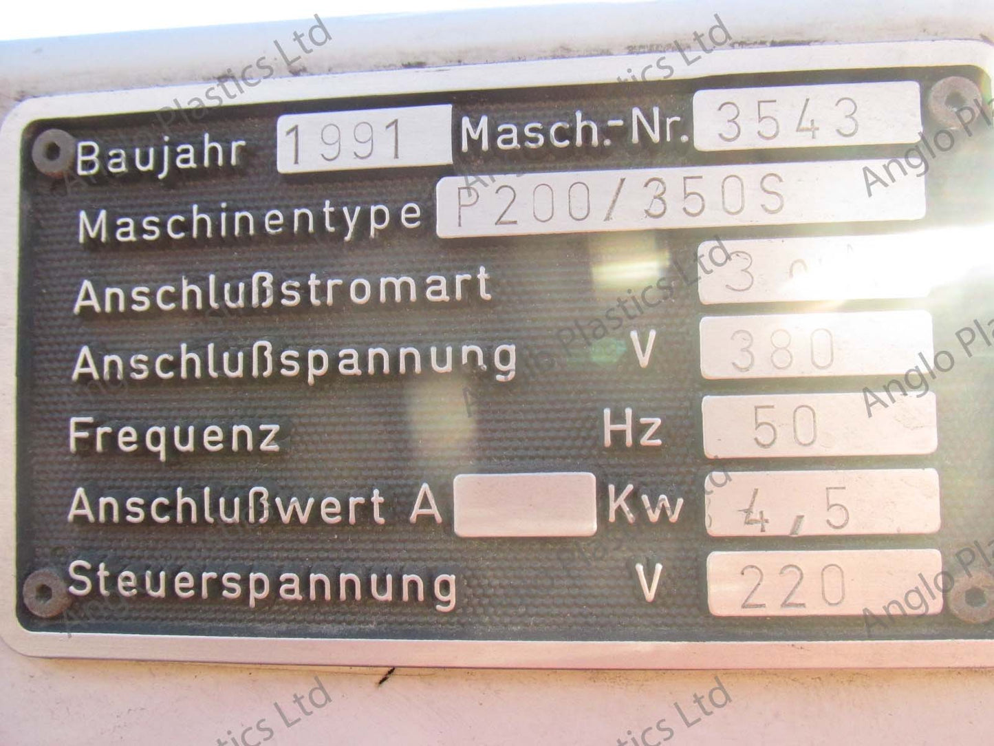 battenfeld p200/3505 haul off