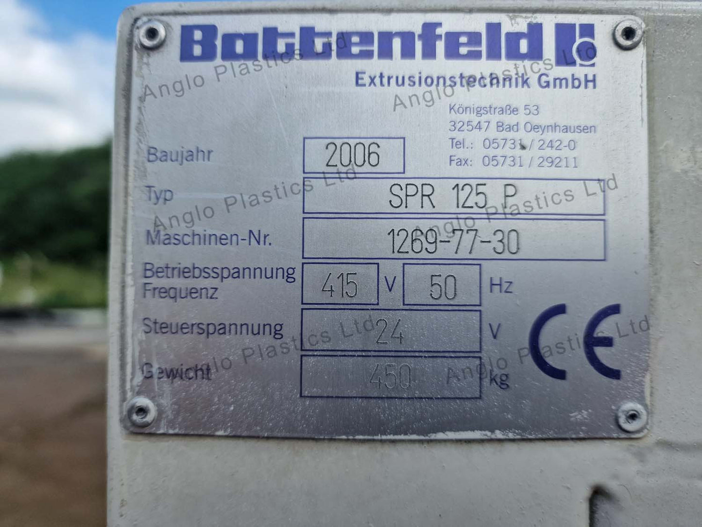 battenfeld spr 125p saw
