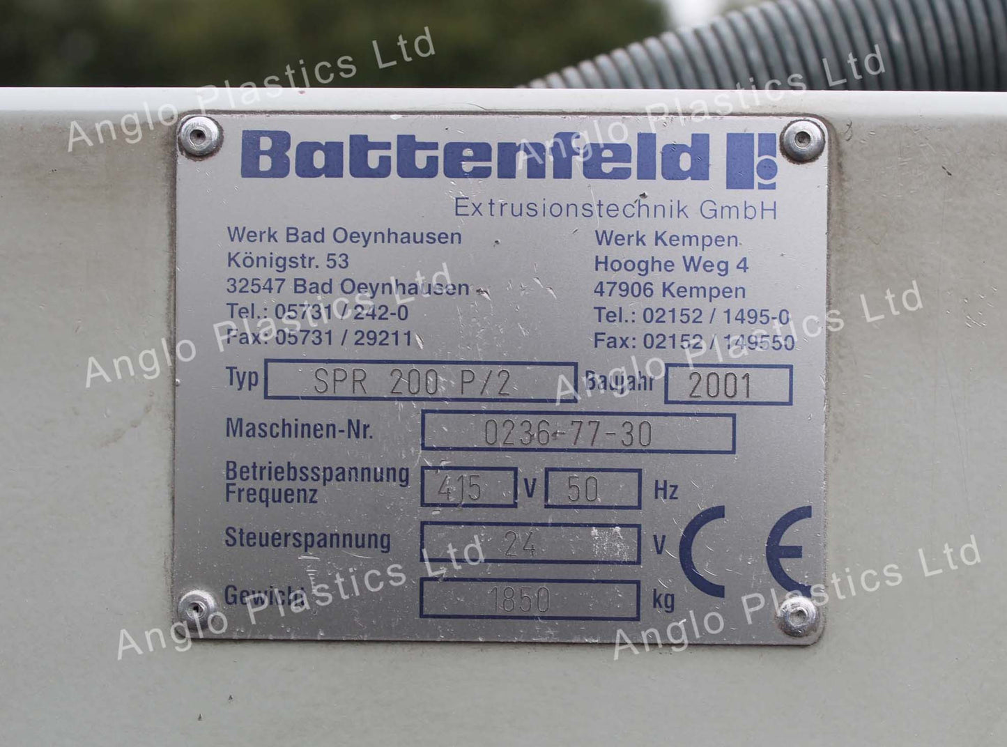 Battenfeld Twin Strand Downstream