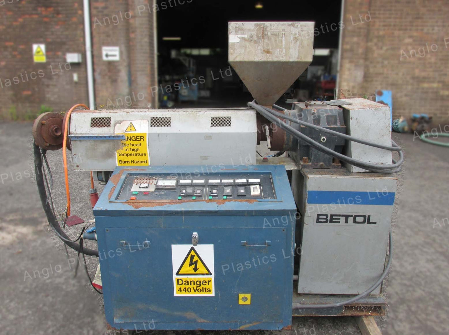 betol 50mm single screw extruder