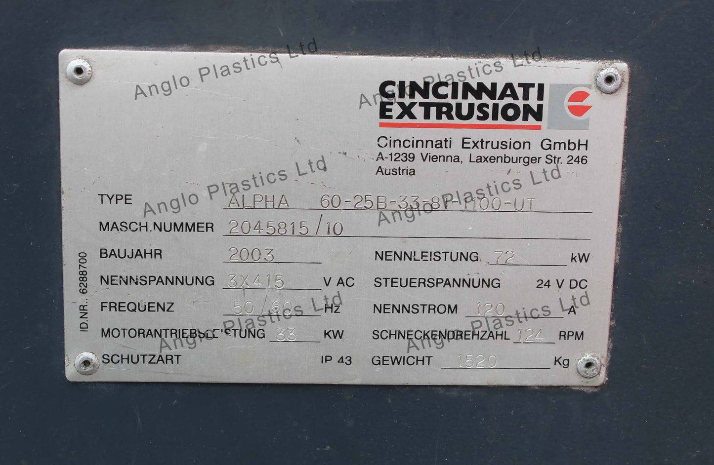 Cincinnati Alpha 60-25-B