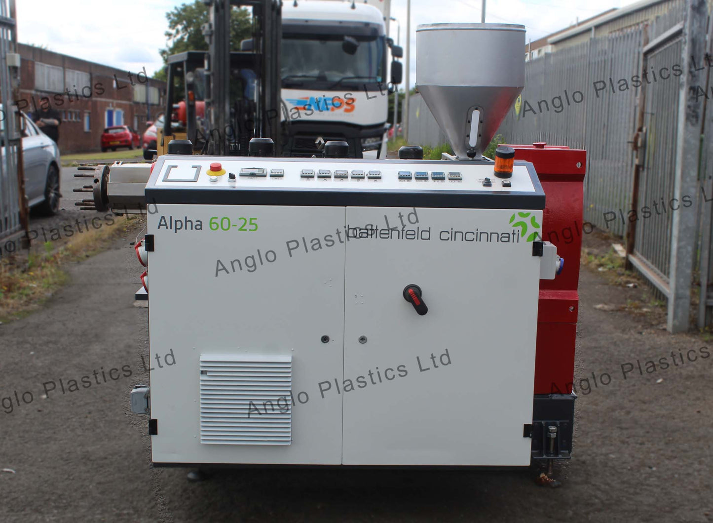 cincinnati alpha 60 single screw extruder
