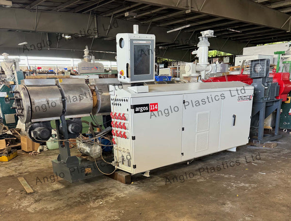 Cincinnati Argos 114 Twin Screw Extruder